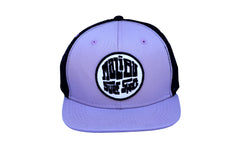 Malibu Surf Shack Snap-Back Mesh Patch Cap - Lilac